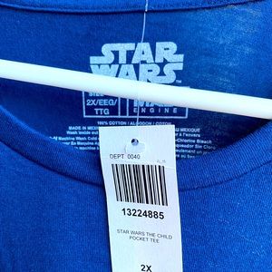 NWT Star Wars Mandalorian baby yoda grogu shirt top